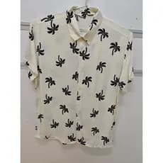 Vendedor Indicado Camisa Floral Havaiana Praia Verão Masculino Manga Curta De Botão Tecido Viscose.
