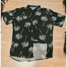 Vendedor Indicado Camisa Floral Havaiana Praia Verão Masculino Manga Curta De Botão Tecido Viscose.