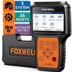 Foxwell NT650 Elite Scanner Original OBD2 Diagnóstico Carro Injetor ABS Tps Reset