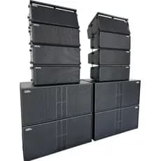 Caixa Acústica Kit Ativo Nhl 14.400w Atende 1000 Pessoas Top