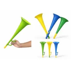 Vuvuzela Corneta Torcida Copa do Mundo 45cm – Apito Alto para Brasil, Futebol, Carnaval e Festas!