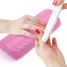 Almofada apoio de mãos - manicure cuidado com as unha