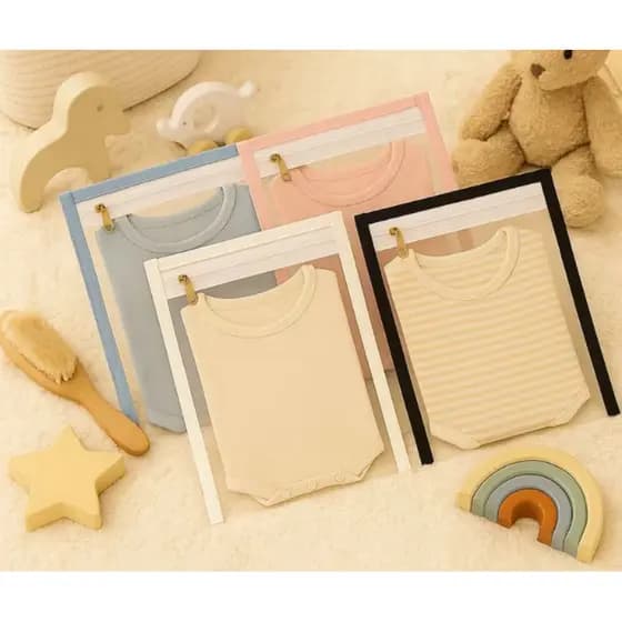 Kit  5 10 15 Saquinhos Maternidade Multiuso Com Zíper Envelope Impermeável Organizador Nécessaire
