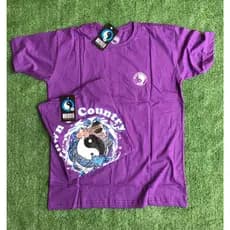 Camiseta tony e country  Carpa Yin Yang Lançamento  100% algodão fio 30.1 malha  premium