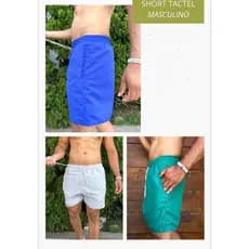 Shorts Tactel  Bermuda Masculino Mauricinho Básica Premium
