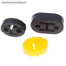 HAN 2 Pçs 2 Furos De Borracha Do Carro Tubo Traseiro Montagem Braets Cabide Isolador Substituição Escape Universal N