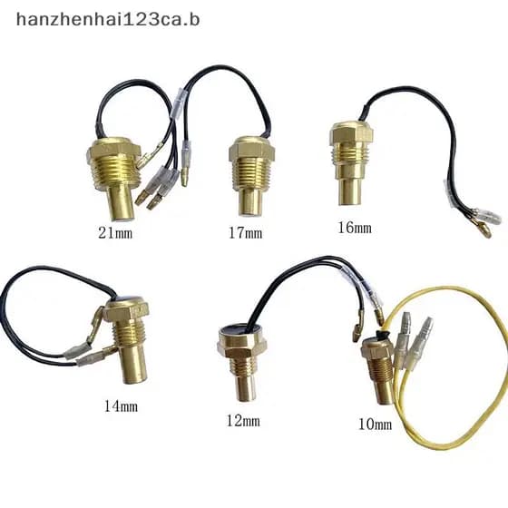 HAN 1 Peça 12V/24V 10MM 12MM 14MM 16MM 17MM 21MM Sensor Universal De Temperatura Da Água Do Carro Medidor N