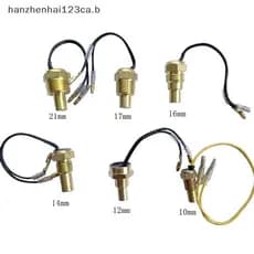 HAN 1 Peça 12V/24V 10MM 12MM 14MM 16MM 17MM 21MM Sensor Universal De Temperatura Da Água Do Carro Medidor N