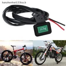 HAN Botão Interruptor De Sinal De Buzina De Bicicleta Elétrica Motocicleta Scooter N
