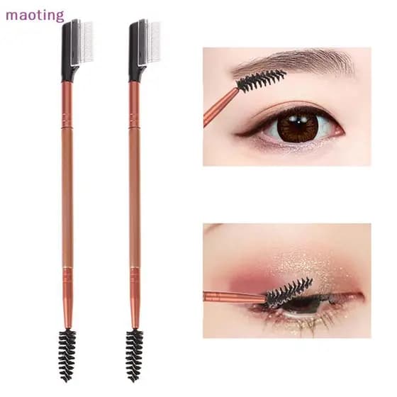 [maoting] 1 Pc Pincel Para Cílios De Sobrancelha Cosméticos Separador De Aço Inoxidável Maquiagem Profissional T [MT]