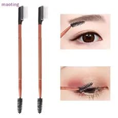 [maoting] 1 Pc Pincel Para Cílios De Sobrancelha Cosméticos Separador De Aço Inoxidável Maquiagem Profissional T [MT]