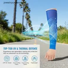 Conjunto De Mangas De Braço De Seda Gelada Capa De Ciclismo Respirável Proteção UV Para Esportes Ao Ar Livre