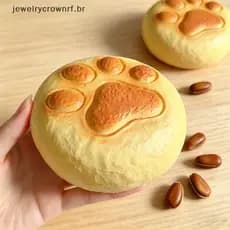 Pata De Gato Alívio Do Estresse Recuperação Lenta Brinquedo Realista Textura De Pão Macio Squeeze Para Presente De Anive