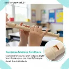 Profissional Oito Buracos Agudos Flauta Longa Soprano Gravador Clarinete Grau Alimentício ABS Não-Tóxico Instrumentos