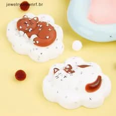 Simulado Nuvem Gato Sensorial Squeeze Brinquedo Macio Anti Estresse Alívio Da Ansiedade Para Enfermagem Casa Idosos Uso