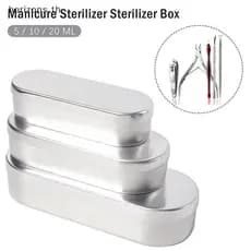 [B & H] Caixa Esterilizadora Para Manicure , Bandeja De Ferramentas Unhas Dentárias , Recipiente Resistente , Esteriliza