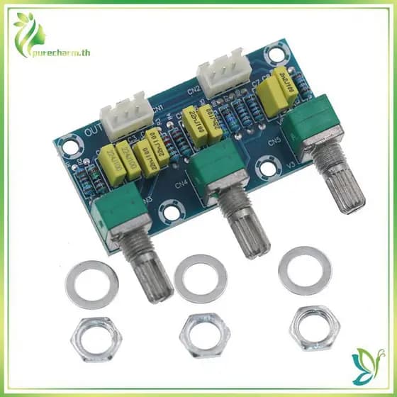 [Beleza] Amplificador De Ajuste PCB De Subwoofer XH-M802 Placa Amplificadora De Alta E Baixa Tensão Mixer Tone Board Con