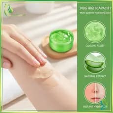 [Beleza] 300g BIOAQUA Cremes Hidratantes E Calmantes Em Gel De Aloe Vera Rejuvenescedores Da Pele Creme Facial Hidratant