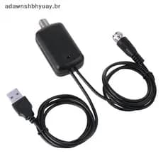 Amplificador De Sinal Digital HDTV Adwnshbyuay Booster Para TV A Cabo Fox Antena HD Canal 25db BR