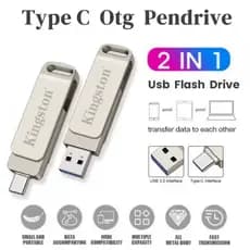 kingston 3.02TB Otg TypeC Pendrive 1TB Flash Drive 512GB Usb Para Smartphone Thumb