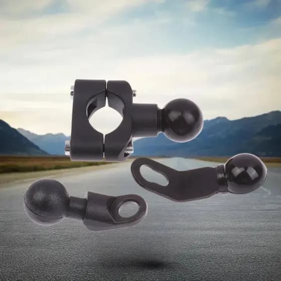 [B & C] 1 Conjunto De Braçadeira Esférica De 2.3 Cm Para Suporte De Telefone De Moto PJ10/PJ13/PJ18 Kit De Base De Monta