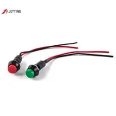 [Jetingbuy] Interruptor De Buzina Modificado Para Carro , Botão Pequeno Vermelho Verde , Novo