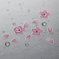 [Jetingbuy] Decalques De Flor De Cerejeira Para Carroceria De Veículo , Esconderijos De Flores À Prova D'água Bicicletas