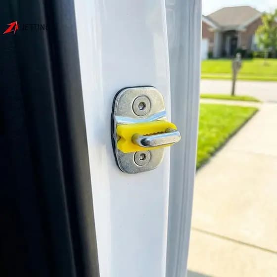 [Jetingbuy] Capa De Silicone Para Porta De Carro , Protetor Anticolisão , À Prova De Som , Design Universal , Protetores