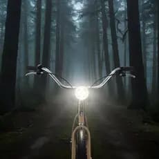 [Jetingbuy] Design Retrô 3 LED Farol De Bicicleta Luz Frontal Vintage Lâmpada Clássica Para Passeios Noturnos Urbanos No