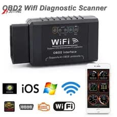 [Jetingbuy] ELM327 WIFI OBD OBDII Scanner De Ferramenta De Verificação De Diagnóstico De Carro Automático Para IOS Andro