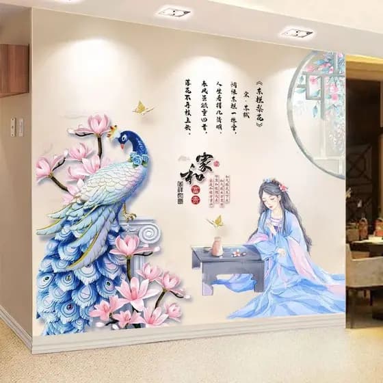 HJ225 3d papel de parede tridimensional quarto quente sala de estar decoração de parede adesivos de papel de parede esti