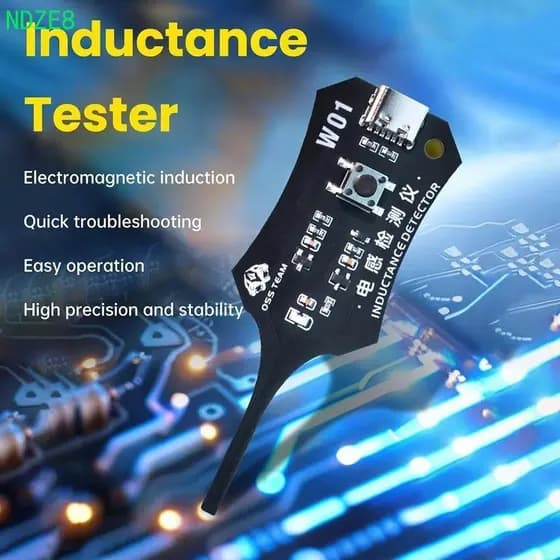 Testador De Bobina De Placa-Mãe NDZE8 , Ferramenta Profissional De Detector De Indutor De Alta Precisão De Reparo De PC