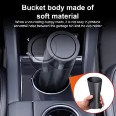 Lixeira Universal Para Carro , Mini Organizador De Poeira Interior Do Recipiente De Lixo , Caixa De Armazenamento , De V