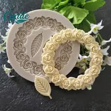 [Corate] Molde De Silicone De Folha Acessórios De Decoração De Bolo Chocolate