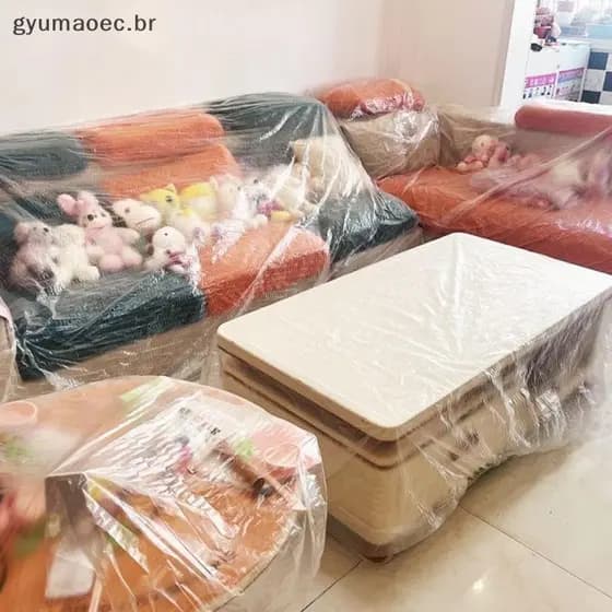 [GYU] Capas Descartáveis Contra Poeira De Plástico Elástico Para Sofá À Prova De Móveis Dormitório Pintura De Parede Pro