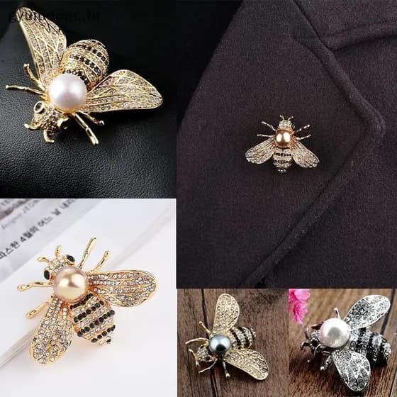 [GYU] Broche Série Inseto Broches Delicados Cristal Strass Pin Joias BR