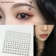 [GYU] 165/180 Unidades De Cristal Strass Nariz Studs Vara Falsa No Corpo Gemas Sem Piercing Labiais Para Mulheres Adoles