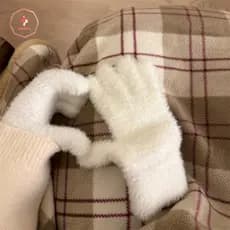AACAR Moda Inverno Imitação De Vison Veludo Cinco Dedos Luvas Quentes À Prova De Frio Feminino Ao Ar Livre Ciclismo De C