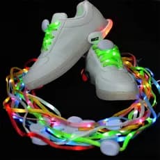 DAYZLM Led Cadarços Homens Sapatos Esportivos Decoração De Festa Luminosos Acessórios