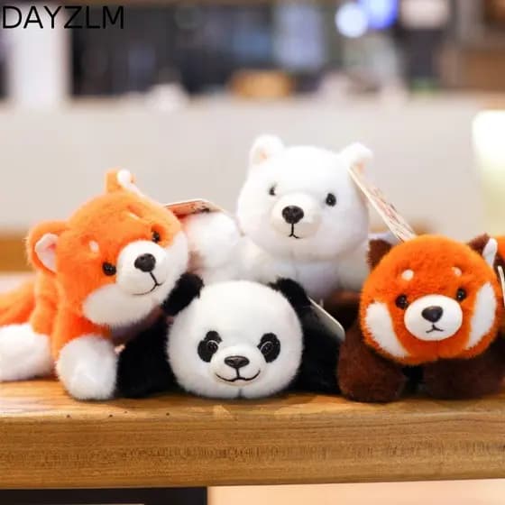DAYZLM Guaxinim Urso Pelúcia , Preguiça Husky Porco Panda Deitado Animal , Travesseiro Macio Dos Desenhos Animados Bonec