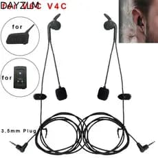 DAYZLM Árbitro Fone De Ouvido , Motocicleta 3.5mm Plug Interfone De Futebol