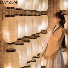 Lanterna De Melão De Inverno DAYZLM , Suspensa Artesanal Dobrável Portátil À Prova D'água Para Festival Vintage