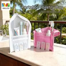 Bolsa De Higiene Pessoal Para Escova De Dentes DARBY , Cosmética De PVC Com Economia De Espaço De Design Vertical , À Pr