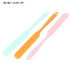 vhddyvikgnon Silicone Raspador Longo Cor Creme Bolo Fazendo Espátula De Ferramentas De Cozimento Para Bolos Pequenos Ace
