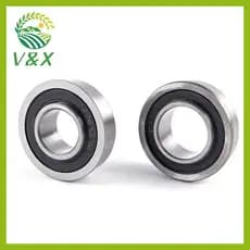 [Snowth] F6202-2RS Flange ABEC-1 Rolamento De Roda Com Vedação Esférica Para Carrinho De Jardim Sulco Profundo [zkm]