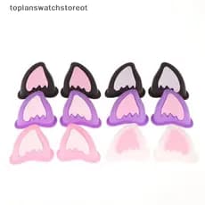 TOL Capacete Da Motocicleta Decorações De Orelha De Gato Acessório Para Scooter Bicicleta Adesivo Moto Skate Ciclismo BR