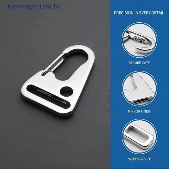 Gancho De Pressão Para Boca De Águia , Aço Inoxidável , 1/3 Peças , Mosquetão , Fivela , Utilitário De Escalada Ao Ar Li