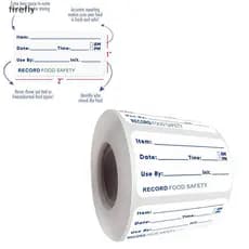[Firefly] 500 Unidades/Rolo Cozinha Stier Geladeira Freezer Etiqueta De Conteúdo De Data De Armazenamento De Alimentos [
