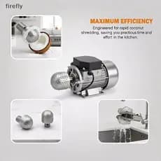 [Firefly] Ralador de Coco Resistente de 12 Mm 14 , Triturador de Metal Para Cozinha de Restaurante , Preparação [VN]