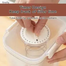 [Firefly] Filtro De Iogurte Fabricante Grego Caseiro Com Tampa Ferramenta De Separação De Soro De Leite Coador De Aço In